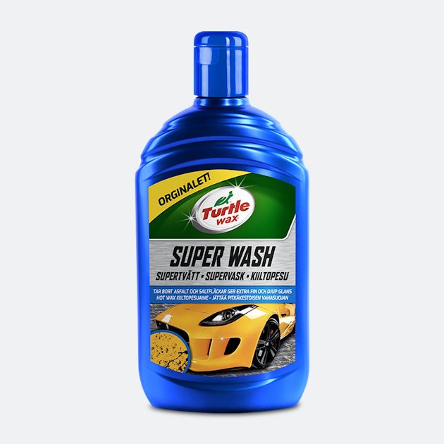 Turtle Wax Super Wash Cleaner น้ำยาล้างรถ 500 มล. 🚗✨