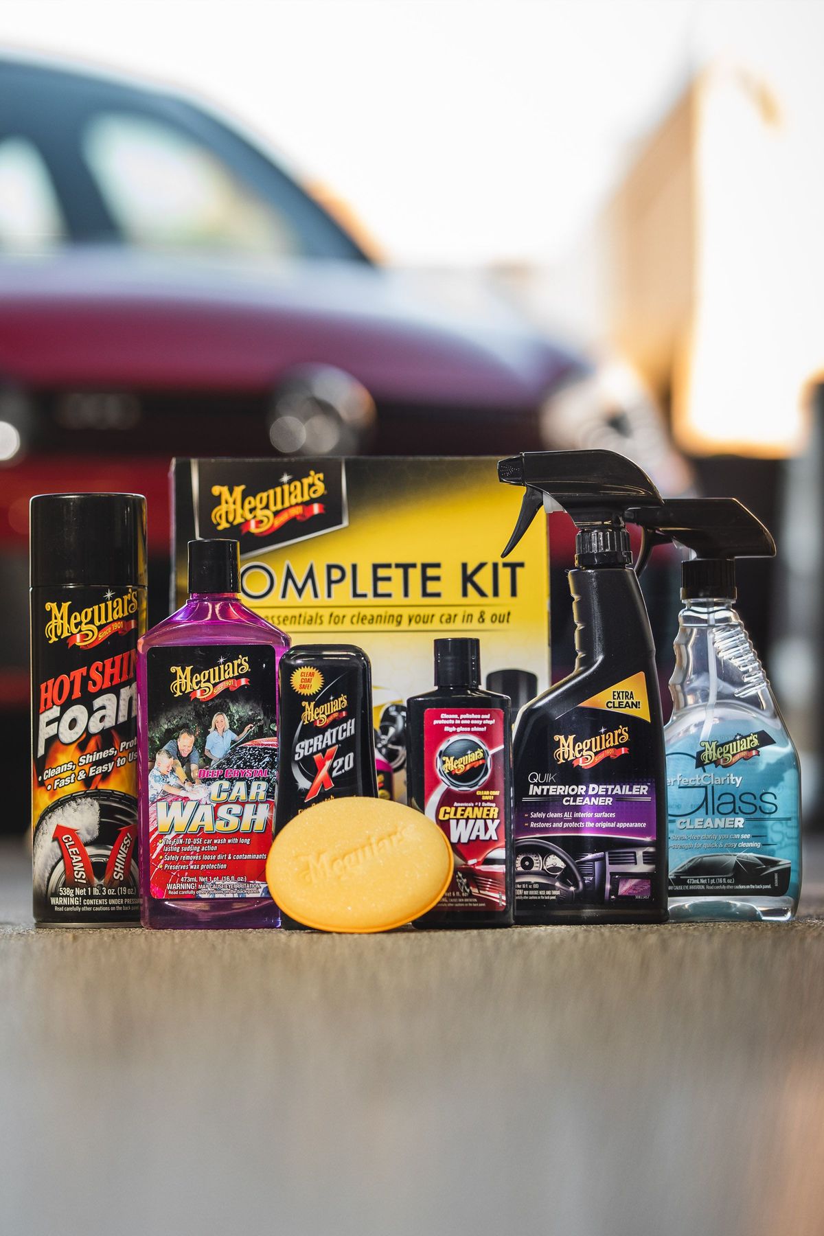 ชุดดูแลรถยนต์ครบชุด Meguiar's 🚗✨
