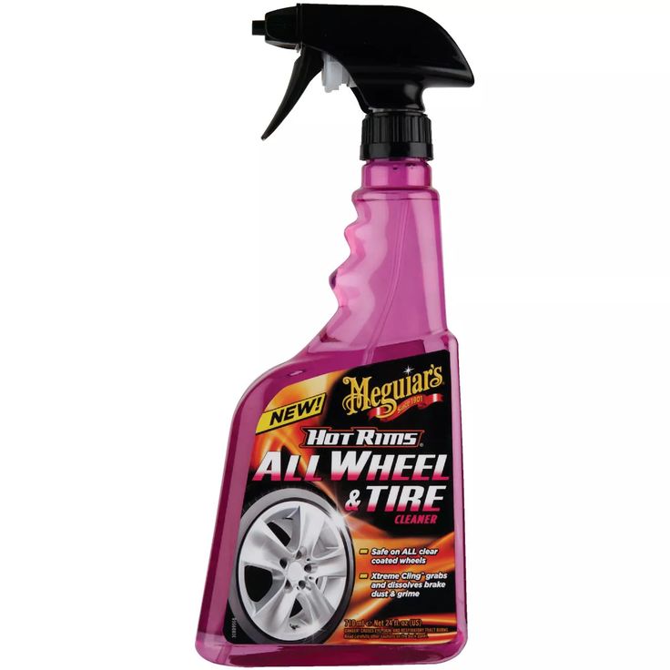 Meguiar's G9524 น้ำยาทำความสะอาดล้อและยาง Hot Rims ขนาด 24 ออนซ์ 🚗✨